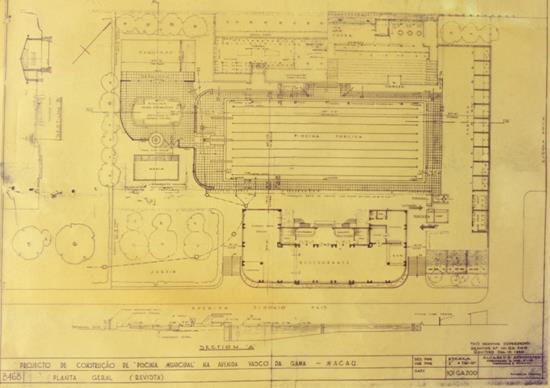 1950年市政泳池的設計圖則